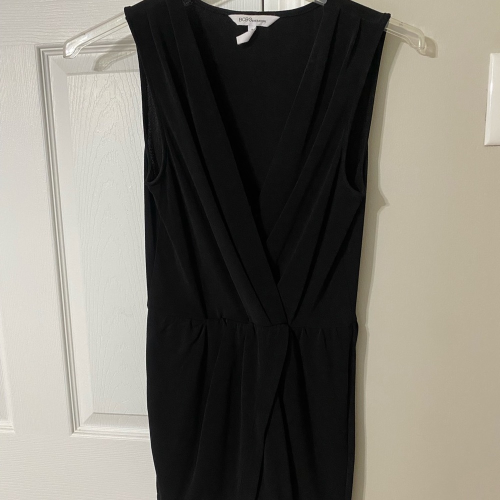 BCBG black romper